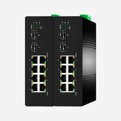 IEEE802.3 Af/At Industrial Gigabit Ethernet Switch With 8 Gigabit PoE Ports 2G SFP Ports