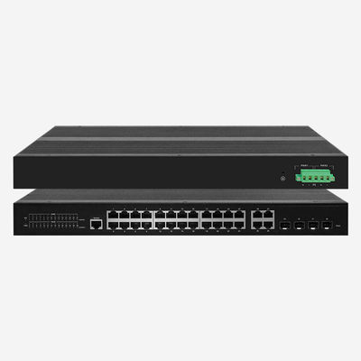 24GE Gigabit Industrial Managed Switch With 4 Combo Stable And Durable For Industrial Applications
