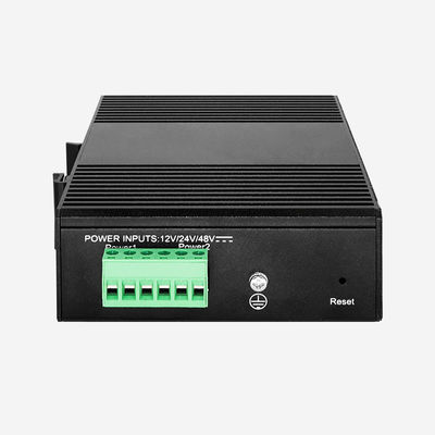 Full Gigabit 5 Port Managed Industrial Ethernet Switch Aluminum Alloy Hard Shell