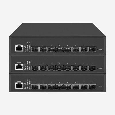 تعزيز شبكتك مع 10 جيجابايت طبقة 3 التبديل، 8 10G SFP الموانئ، IPv4 / IPv6، ARP ثابت