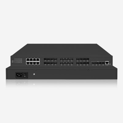 4 SFP + 10GB طبقة 3 التبديل مع 16 1Gbps SFP و 8 1Gbps منفذ مزيجية لبيئة الأعمال