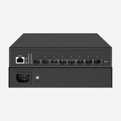 8 SFP + 10GB Ethernet Switch مع ريك ماونت و 160Gbps القدرة على التبديل للأداء والكفاءة
