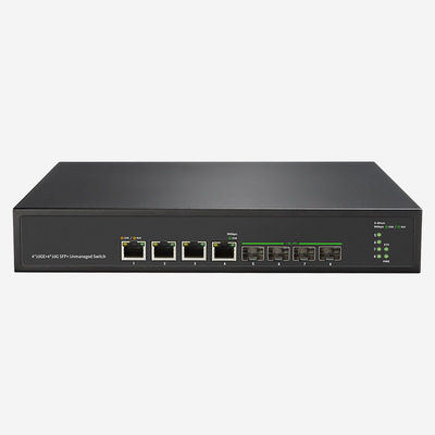 4 10Gbps RJ45 حل شبكة Ethernet غير مدير مع أداء السرعة ومعدل التوجيه 238.10 Mpps